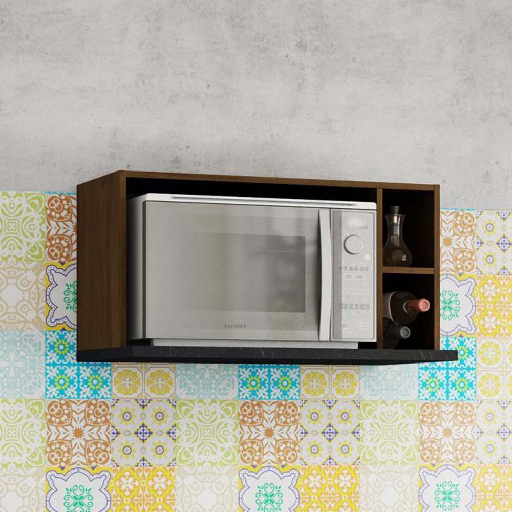 Cozinha Completa Bartira Rubi com 9 Portas, 3 Gavetas e 6 Prateleiras - 280cm de largura - 7