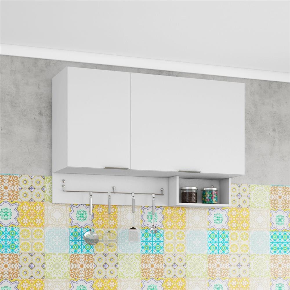 Cozinha Completa Bartira Rubi com 9 Portas, 3 Gavetas e 6 Prateleiras - 280cm de largura - 7