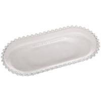 Travessa Oval Wolff Pearl em Cristal - 14,5 x 29,5 cm - 1