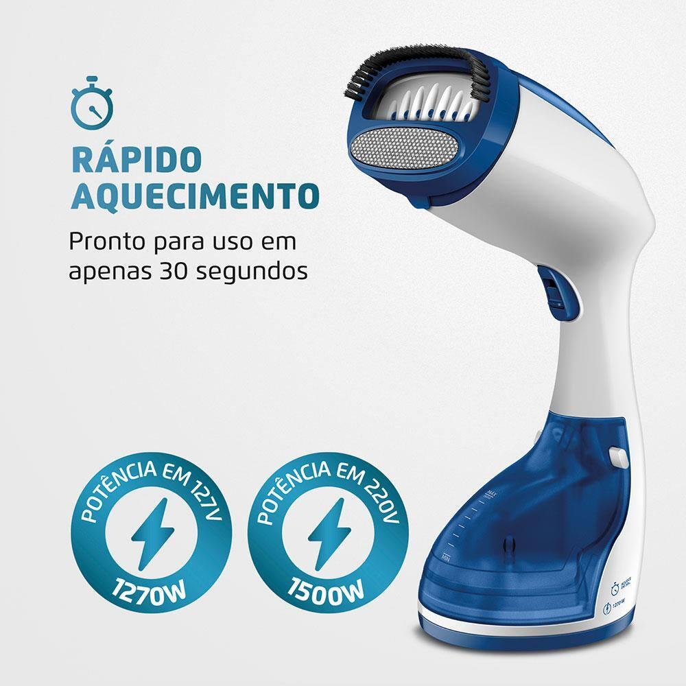 Passadeira a Vapor Mondial Fast Steam VP-09 - Branco/Azul - 3