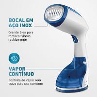 Passadeira a Vapor Mondial Fast Steam VP-09 - Branco/Azul - 6