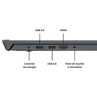 Notebook 15,6” Positivo Vision Windows 11 Intel Celeron Dual Core 4GB RAM 128GB eMMC + Microsoft 365 Personal Válido por 1 Ano - 7