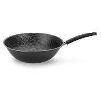 Frigideira Wok Multiflon Essencial Oriental com Revestimento Antiaderente Ultra 7 Preto - 28 cm - 1