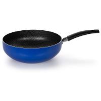Frigideira Wok Azul Multiflon com Cabo e Antiaderente - 24cm - 1