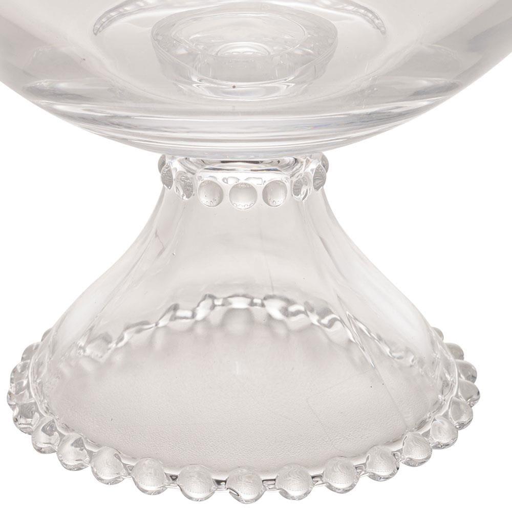 Saladeira com Pé Wolff Pearl em Cristal 1900ml - Transparente - 4