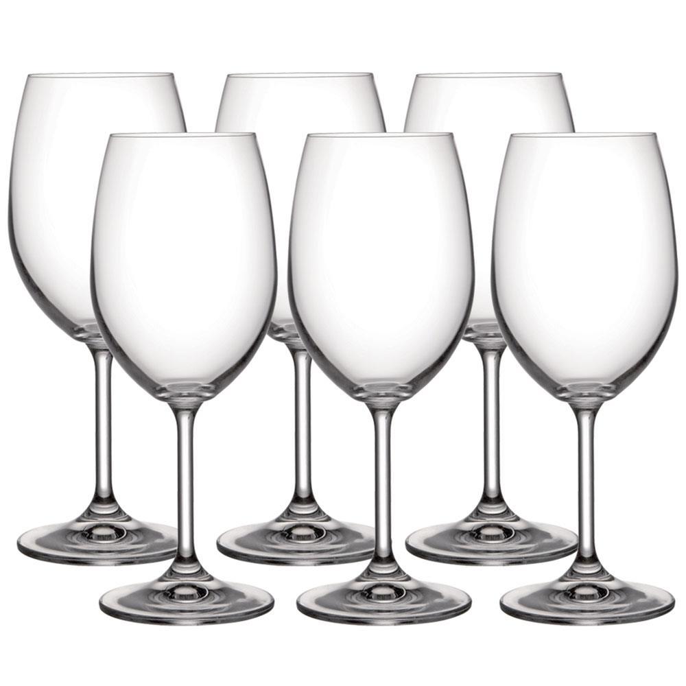Conjunto de Taças para Vinho Branco Bohemia Anna 350 ml em Cristal Ecológico – 6 Peças - 1