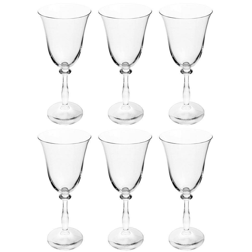Conjunto de Taças para Vinho Tinto Bohemia Angela 250 ml em Cristal Ecológico - 6 Peças - 1