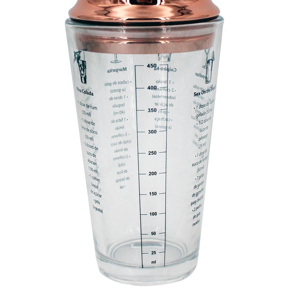 Coqueteleira Dynasty Open Bar Cobre - 450 ml - 3