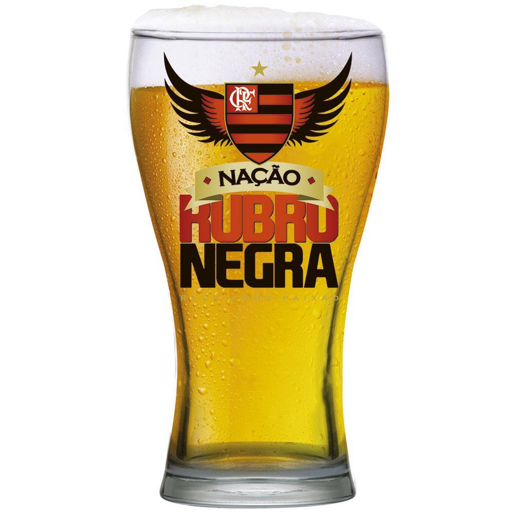 Copo Shape para Cerveja Globimport Nação Rubro Negra - 470ml - 3