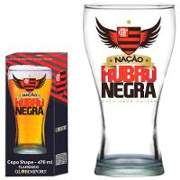 Copo Shape para Cerveja Globimport Nação Rubro Negra - 470ml - 1