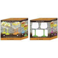 Conjunto de Taças para Gin Vicrila Ibiza com Base Verde 720 ml – 2 Peças - 3