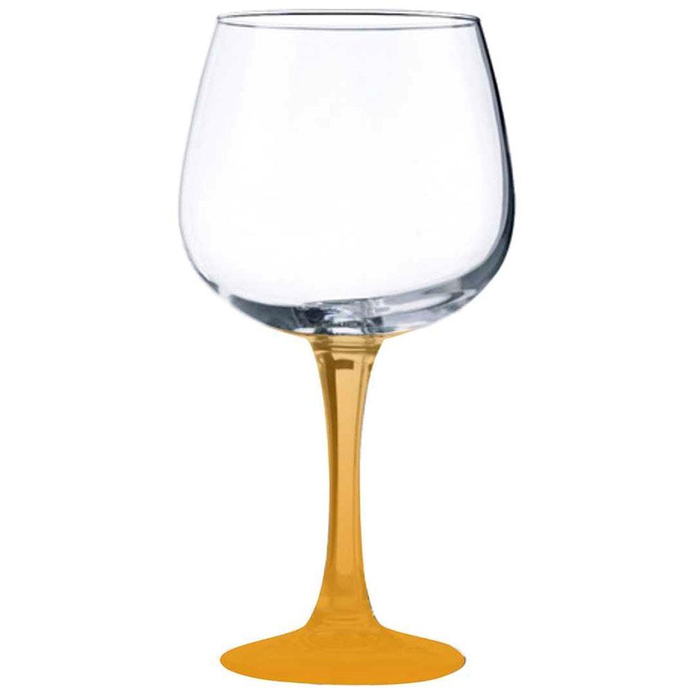Conjunto de Taças para Gin Vicrila Ibiza com Base Laranja 720 ml – 2 Peças - 2