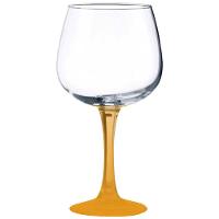 Conjunto de Taças para Gin Vicrila Ibiza com Base Laranja 720 ml – 2 Peças - 2