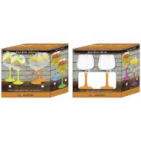 Conjunto de Taças para Gin Vicrila Ibiza com Base Laranja 720 ml – 2 Peças - 3