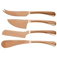 Jogo de Facas para Queijo Fracalanza em Aço Inox Cobre - 4 Peças - 1