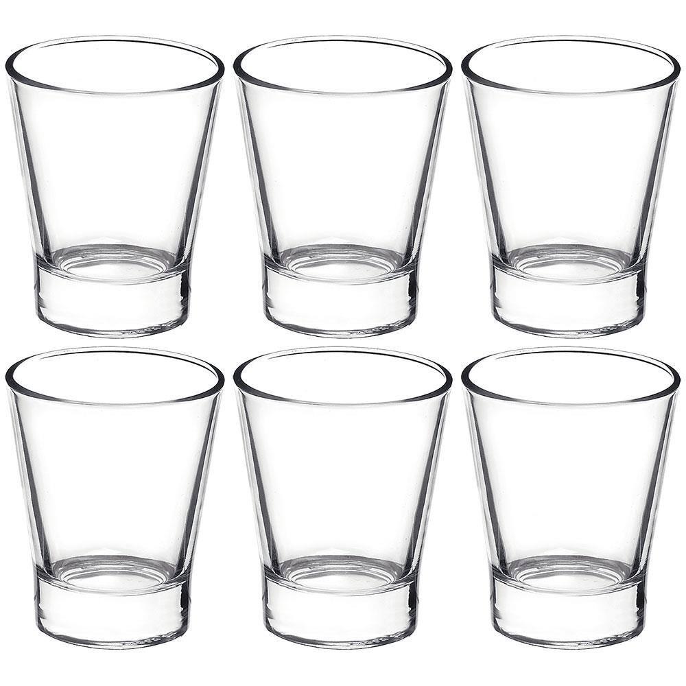 Conjunto de Copos Luigi Bormioli Caffeino Transparente 85 ml - 6 Peças - 1