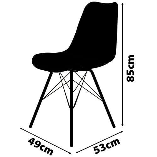 Mesa de Jantar Retangular SeatCo Saarinen com 6 Cadeiras - 6