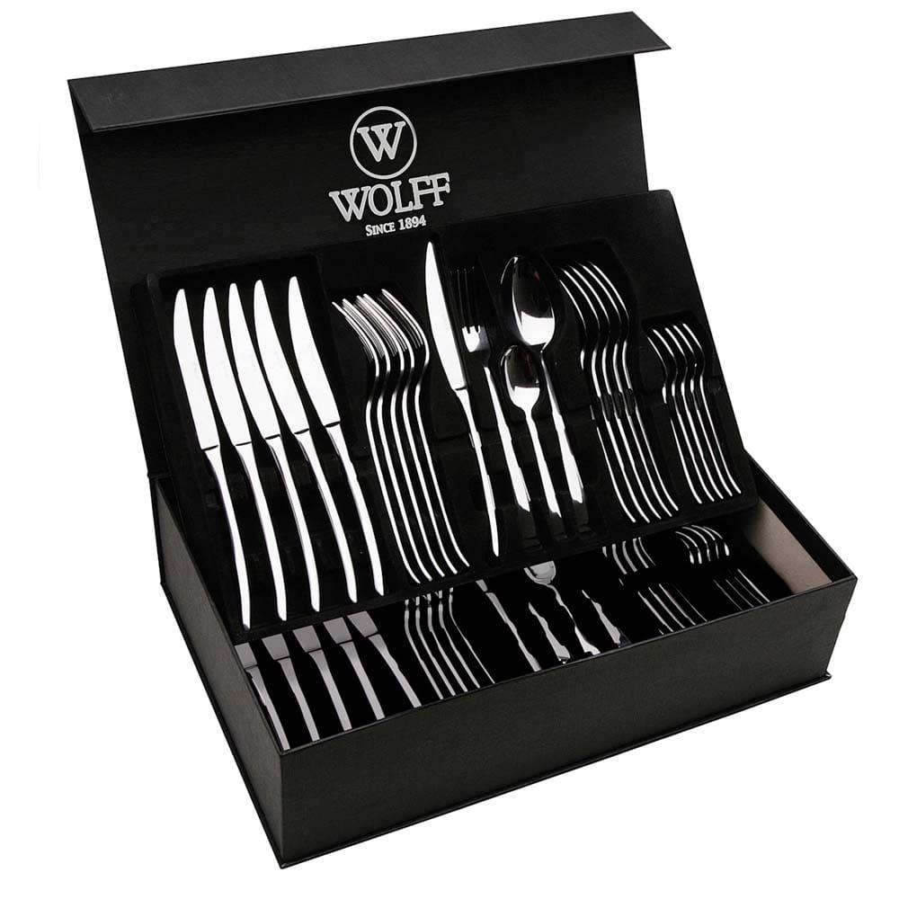 Faqueiro Wolff 48 Peças Aço Inox Berna - 1