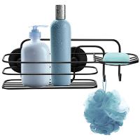 Porta Shampoo e Saboneteira com Dupla Face 3M Arthi - Preto - 2