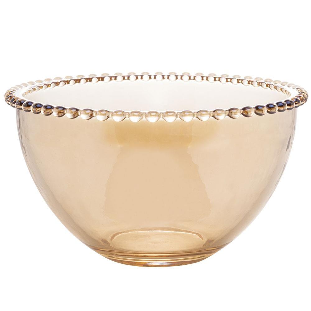Saladeira Wolff Pearl em Cristal 1950ml - Âmbar - 2