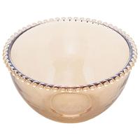 Saladeira Wolff Pearl em Cristal 1950ml - Âmbar - 1