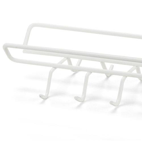 Suporte para Xícaras e Canecas Arthi Com Ponteira Plástica - Branco - 3