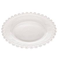 Sousplat de Cristal Wolff Mesa Daisy Transparente - 32 cm - 1