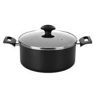 Caçarola Amora Multiflon com Antiaderente de Alumínio Preto Matte - 20cm - 1