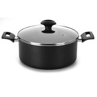 Caçarola Amora Multiflon com Antiaderente de Alumínio Preto Matte - 22cm - 1