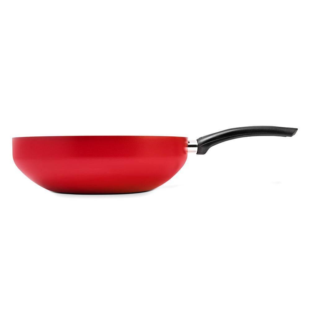 Frigideira Wok Multiflon Páprika com Revestimento Ultra 7 Vermelha - 28 cm - 2