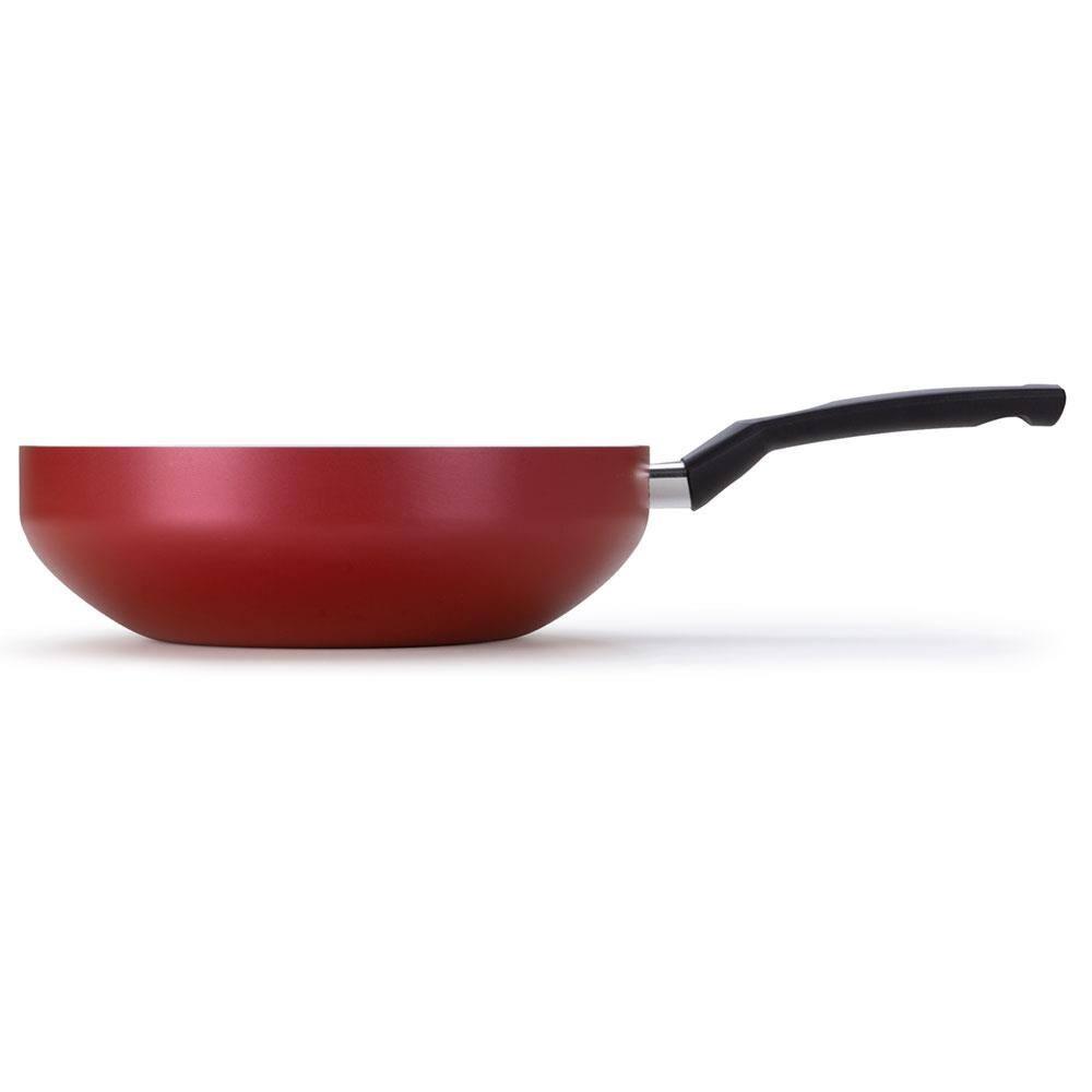 Frigideira Multiflon Amora com Revestimento Antiaderente Ultra 7 Vermelha - 28 cm - 2