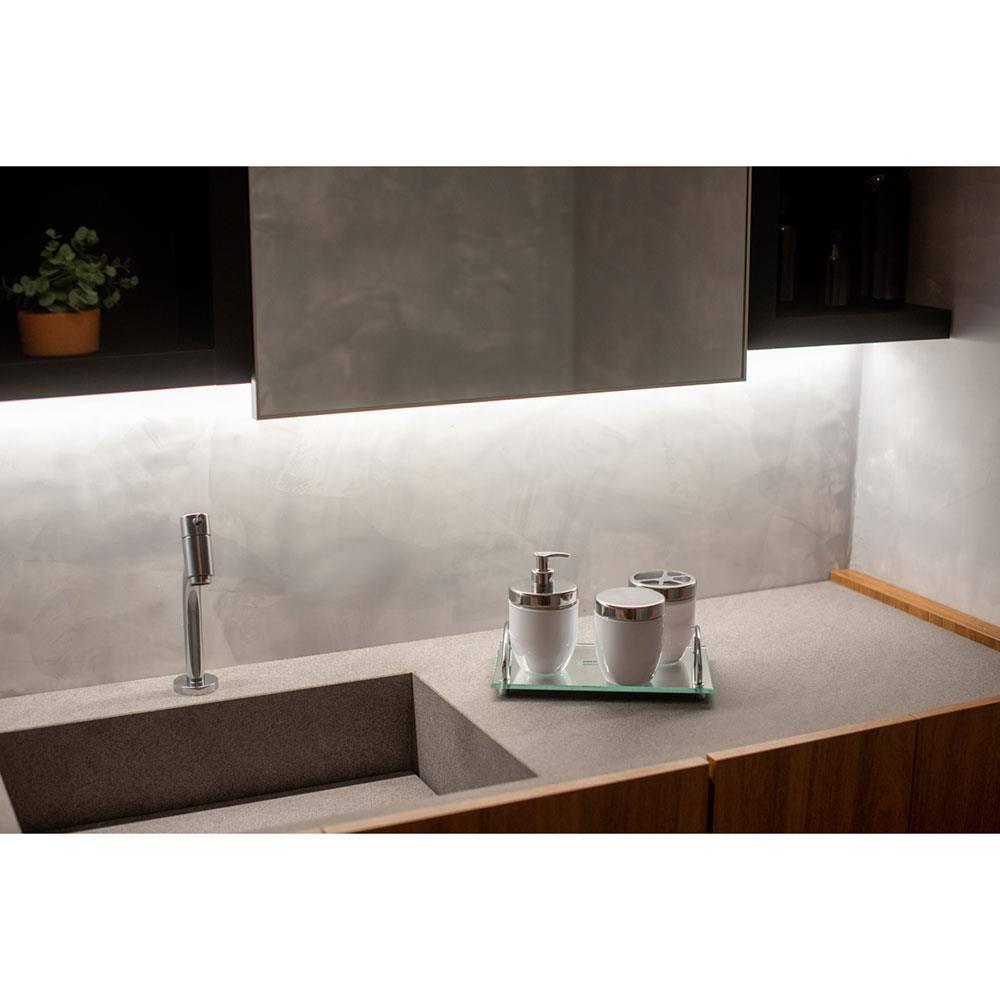 Bandeja Organizadora Forma Dry com Espelho - 15 x 25 cm - 4