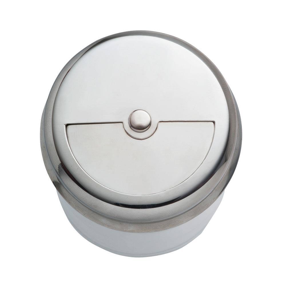 Porta Condimento Forma em Aço Inox e Vidro - 160 ml - 3