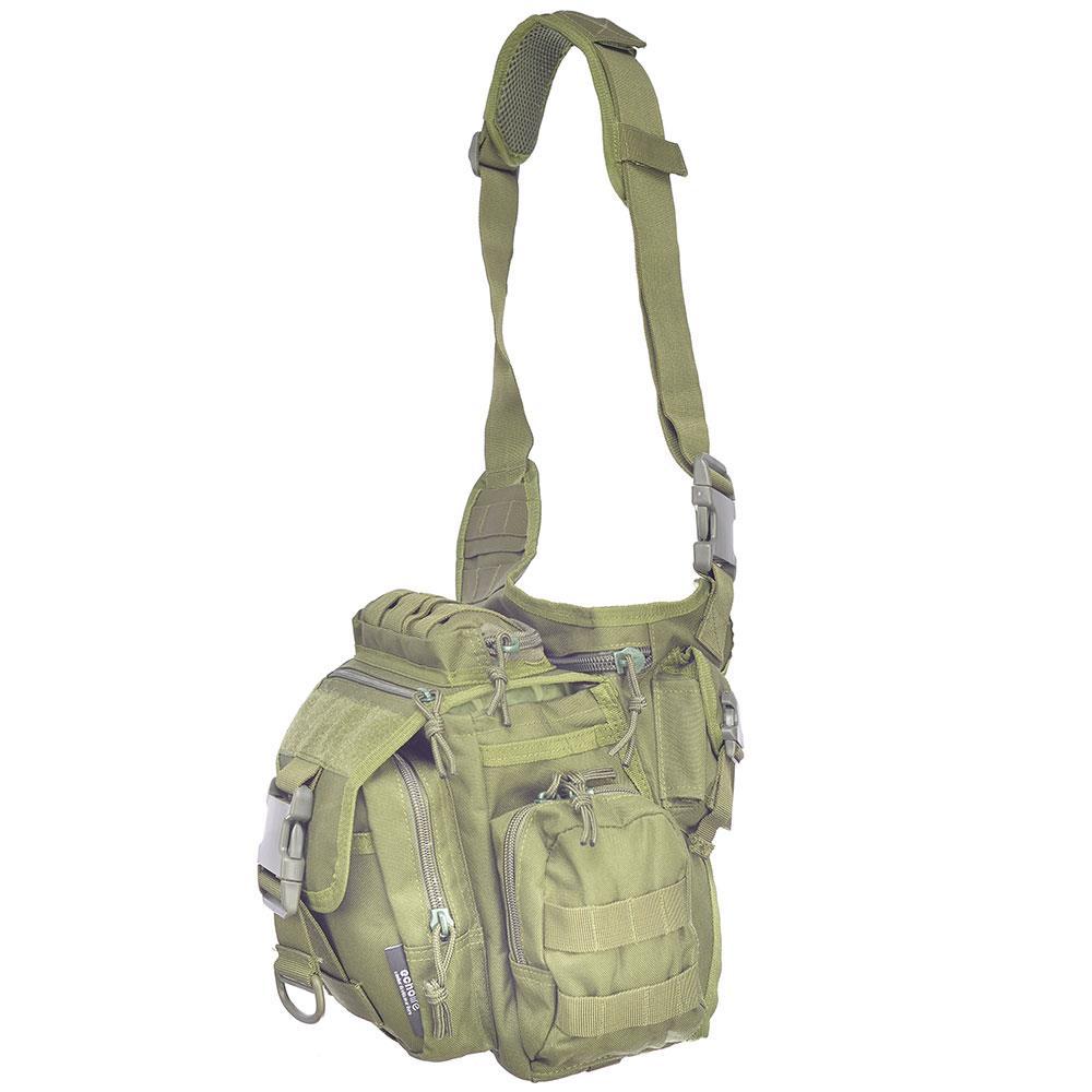 Bolsa Tática de Ombro Echolife Cross Gun MO0029 10L - Verde Exército - 2