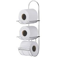 Suporte de Parede para Papel Higiênico Utimil em Aço Cromado - 1