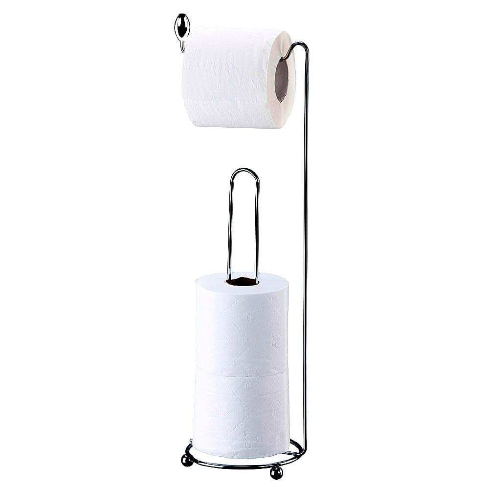 Suporte de Chão para Papel Higiênico Utimil em Aço Cromado - 50 cm - 2