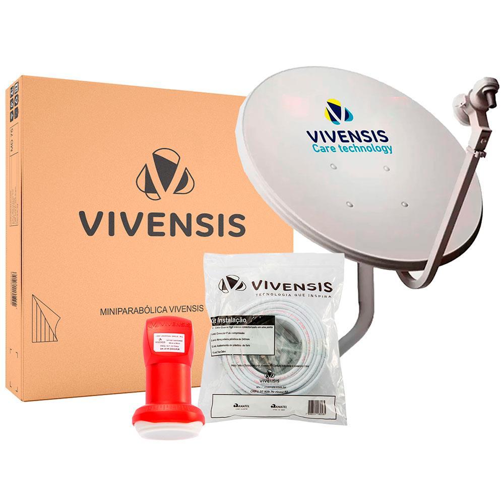 Mini Antena Parabólica Vivensis 60 cm 5G - 3