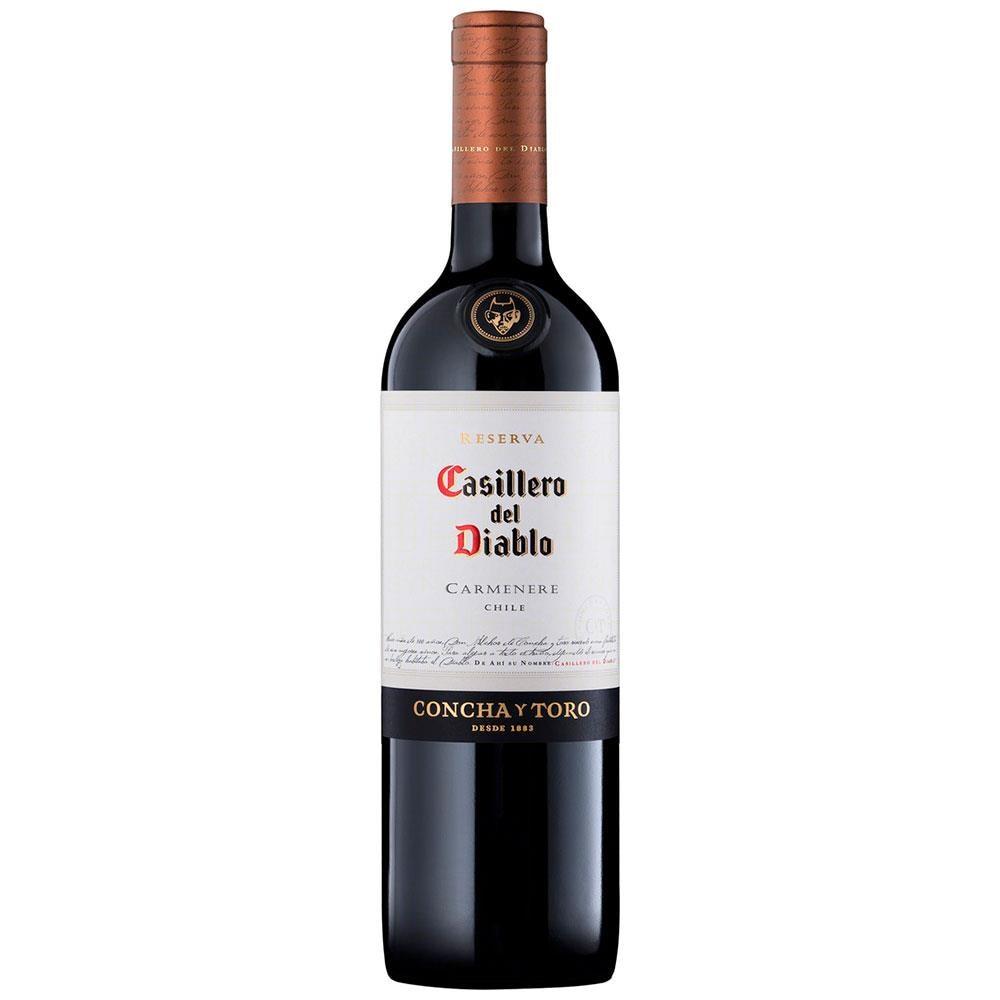 Vinho Tinto Seco Chileno Concha Y Toro Casillero del Diablo Carmenere - 750ml - 1
