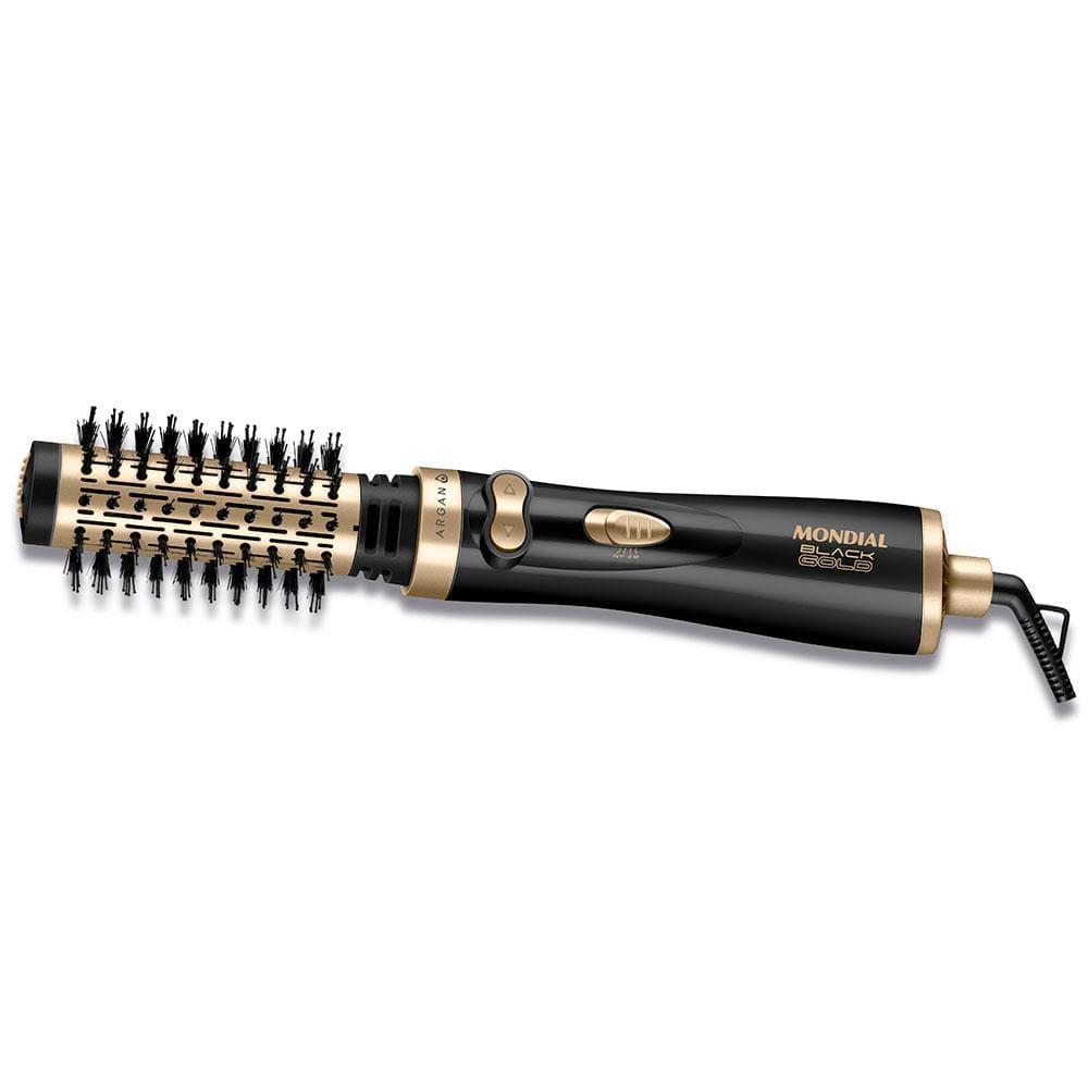 Escova Rotativa Mondial Argan ER-11 1000W Black Gold - 1