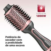 Escova Secadora Mondial Keratin ES-11 1200W Grey Rose - Bivolt