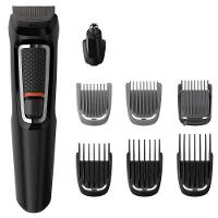Aparador de Pêlos Philips Multgroom Series 3000 MG3731/15 8 em 1 Sem Fio Preto - Bivolt - 1