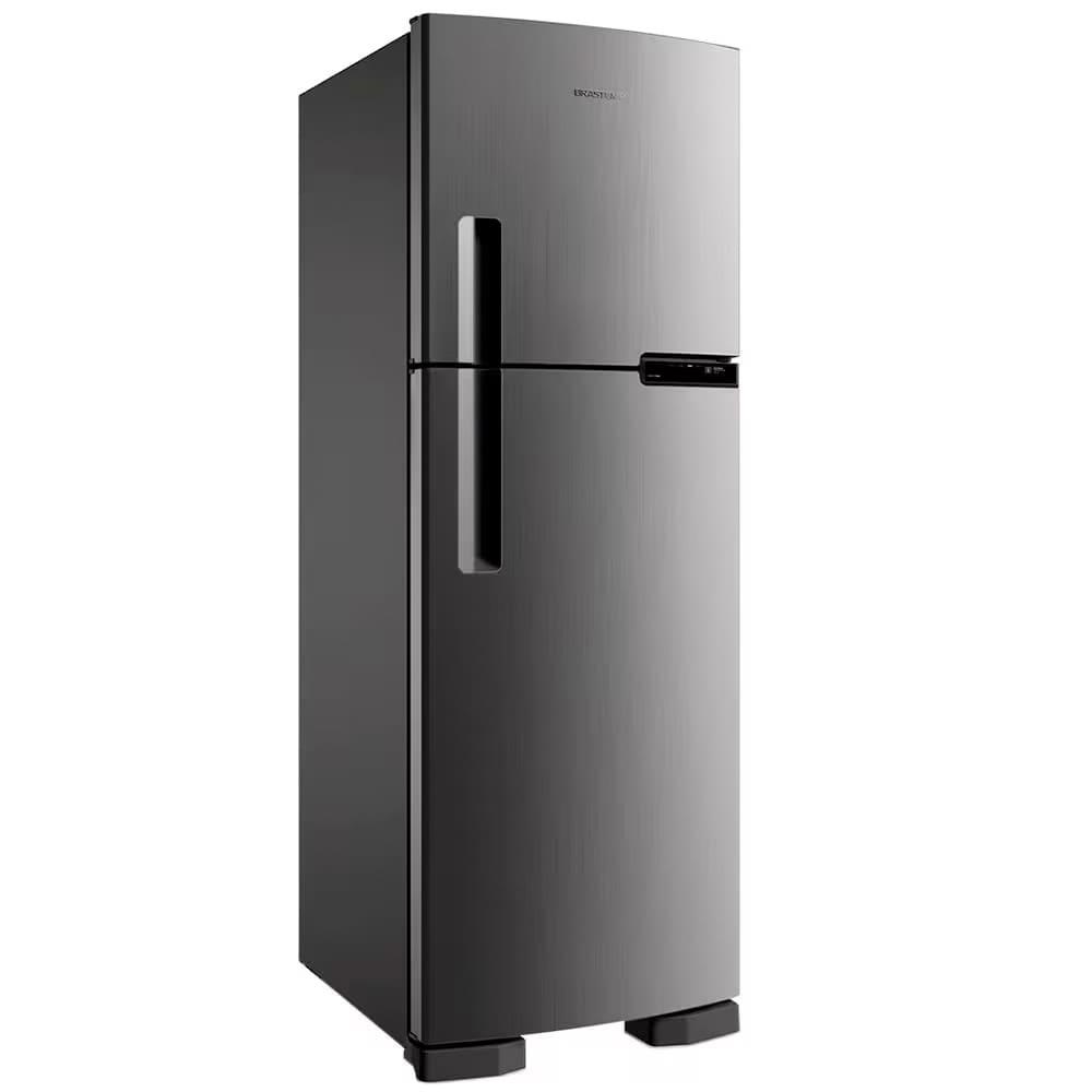 Geladeira Brastemp BRM44HK Frost Free Duplex com Compartimento Extrafrio e Fresh Zone Inox - 375L - 1