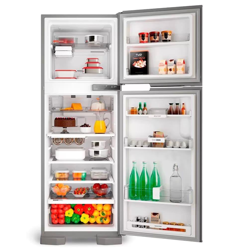 Geladeira Brastemp BRM44HK Frost Free Duplex com Compartimento Extrafrio e Fresh Zone Inox - 375L - 4