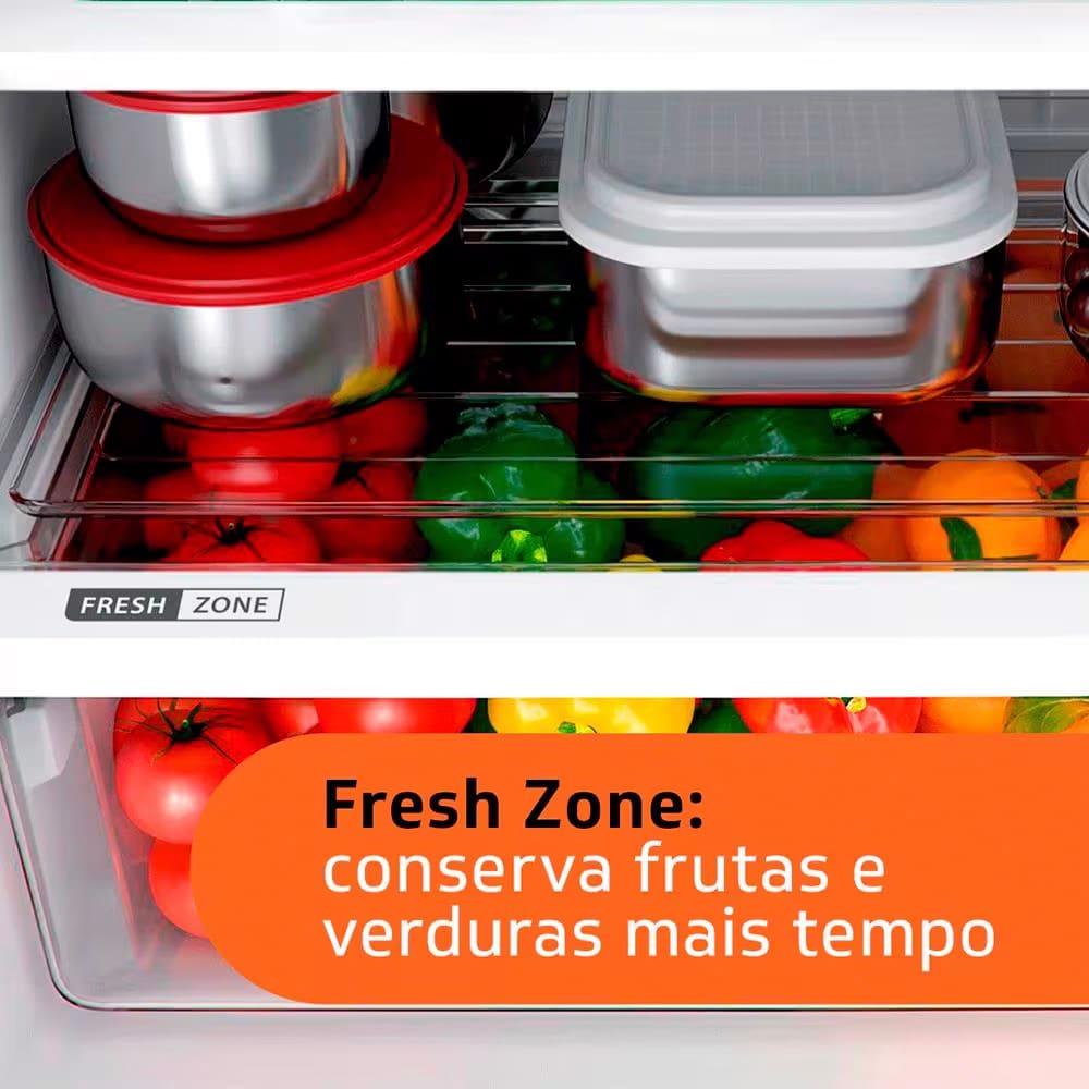 Geladeira Brastemp BRM44HK Frost Free Duplex com Compartimento Extrafrio e Fresh Zone Inox - 375L - 5
