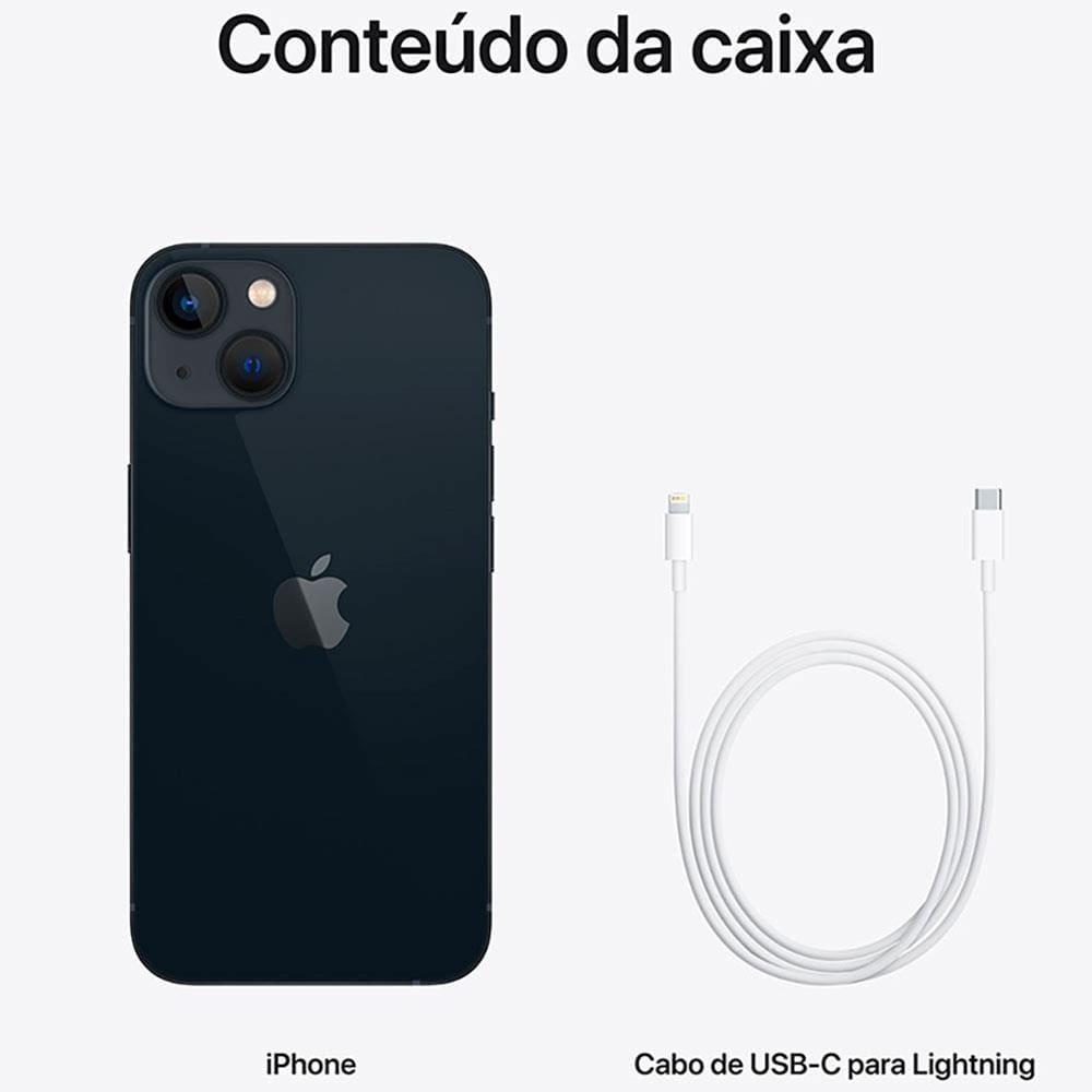 Apple iPhone 13 256GB - Meia-noite - 6