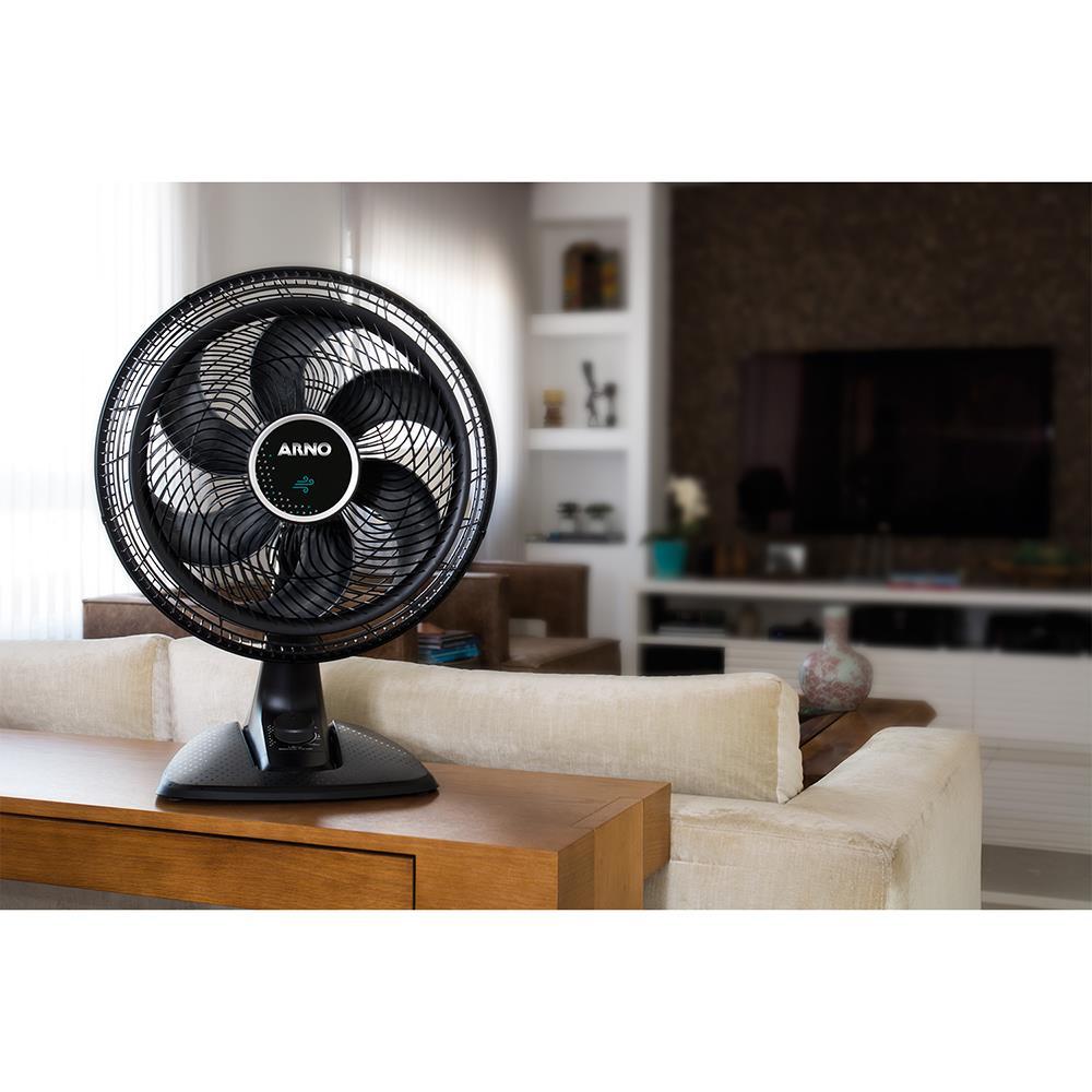 Ventilador de Mesa Arno Ultra Silence Force VD40 40cm, 6 Pás, 126W - Preto - 4