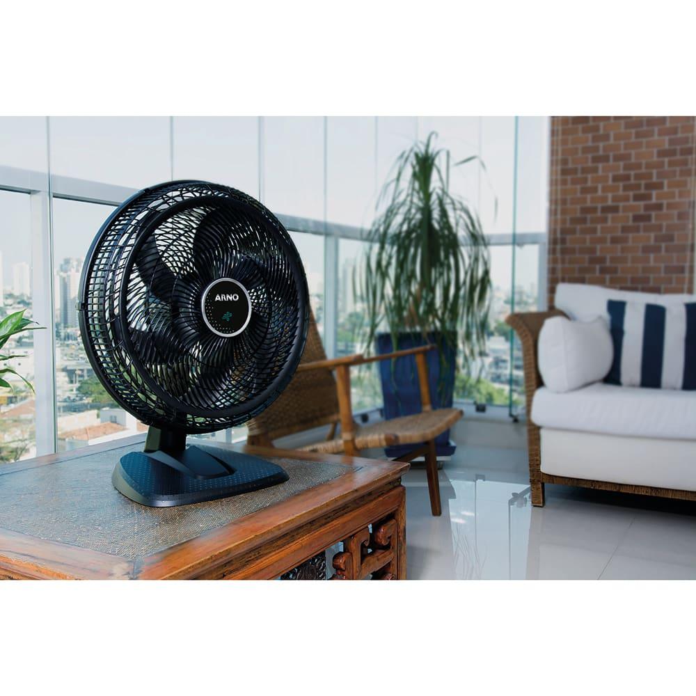 Ventilador de Mesa Arno Ultra Silence Force VD50 com 3 Velocidades, 50cm, 6 Pás - Preto - 3