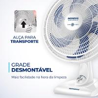 Ventilador de Mesa 40cm Mondial Super Power VSP40 W 6 Pás 3 Velocidades Branco - 5