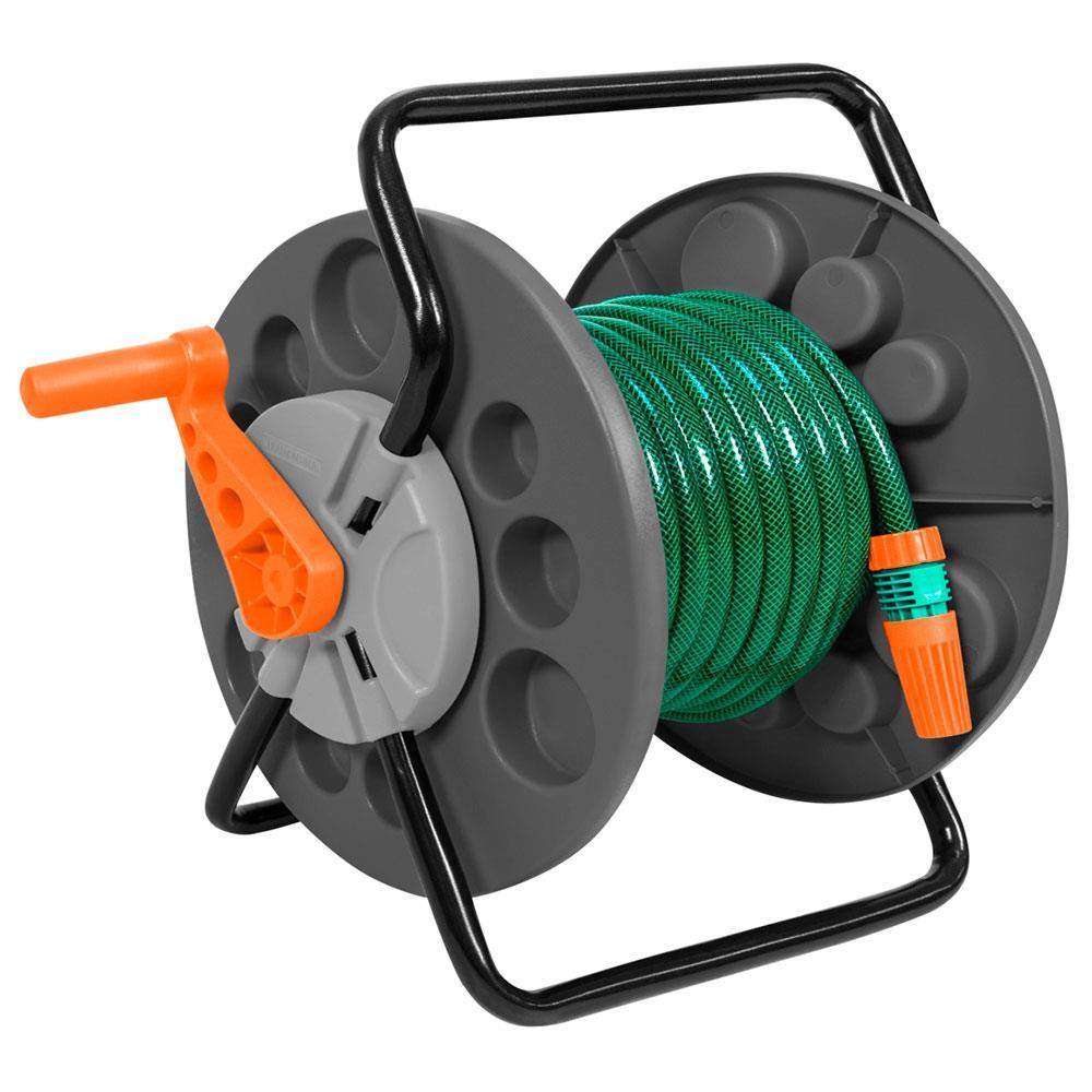 Enrolador de Mangueira Tramontina 1/2" 55 Metros Fixo Sem Rodinhas - 2