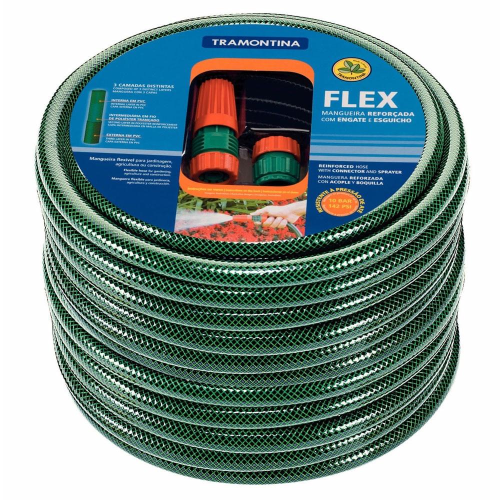 Mangueira Tramontina Flex 1/2" 25 Metros - Verde - 1